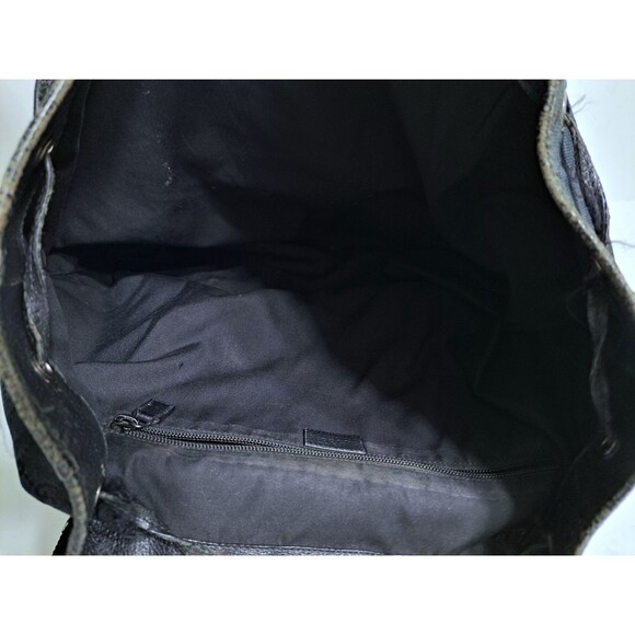 GUCCI Jackie Line 114551 Backpack GG Canvas Daypack Black Logo Vintage - Picture 11 of 15